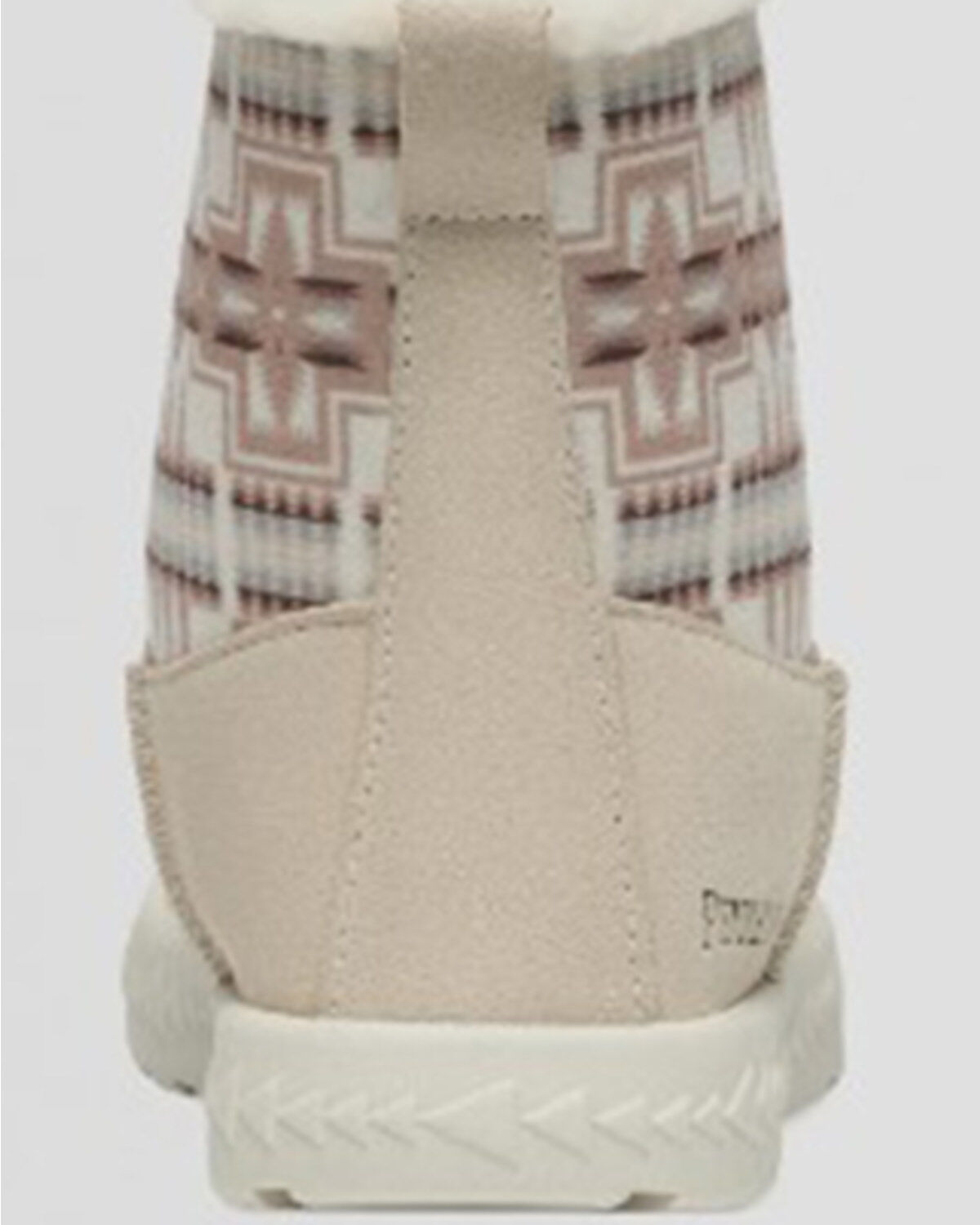 Image #3 - Pendleton Women's Cabin Fold Down Slippers - Round Toe, Cream, hi-res