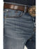 Image #2 - Blue Ranchwear Men's Dorado Medium Wash Slim Straight Stretch Denim Jeans, Medium Wash, hi-res