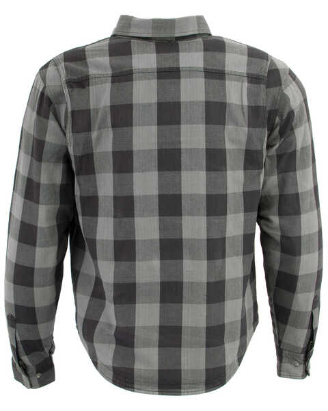 Image #3 - Milwaukee Performance Men's Aramid Checkered Plaid Biker Shirt, , hi-res