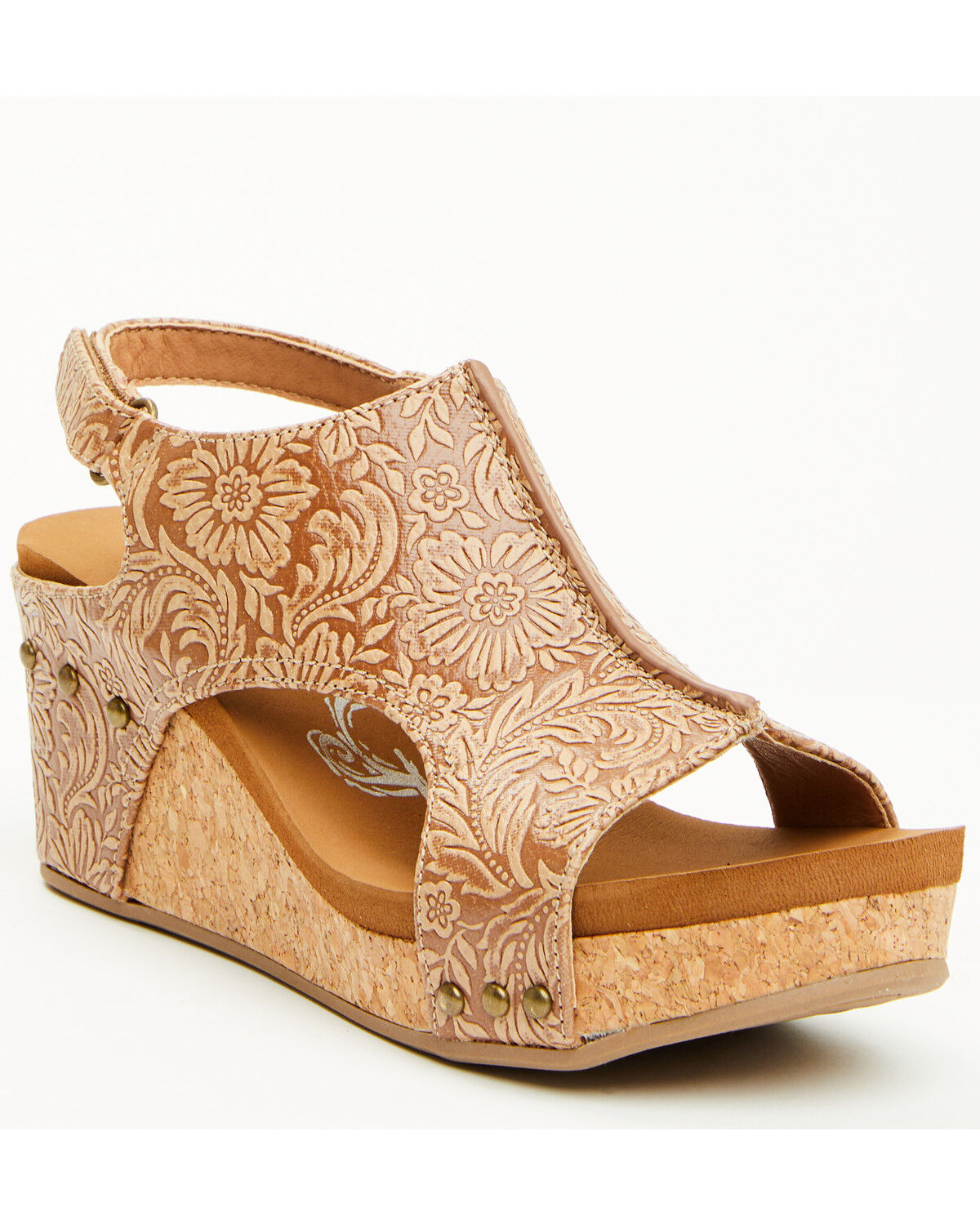 Image #1 - Very G Women's Isabella 2 Wedge Sandals, Tan, hi-res
