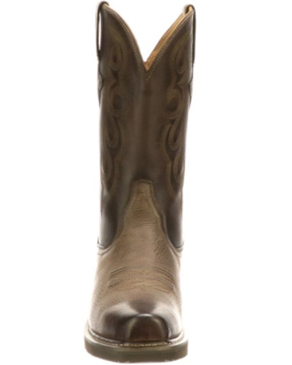 Image #3 - Lucchese Men's Waterproof Welted Western Work Boots - Steel Toe, , hi-res