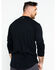 Image #2 - Hawx Men's Logo Crew Long Sleeve Work T-Shirt, Black, hi-res