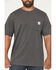 Image #3 - Carhartt Men's Relaxed Fit Lightweight Short Sleeve Pocket T-Shirt, Dark Grey, hi-res