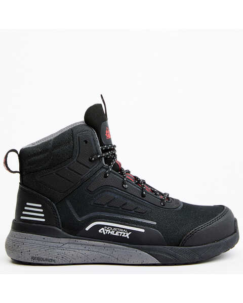 Rocky Men's Industrial Athletix Hi-Top 6" Work Shoe - Composite Toe , Black, hi-res