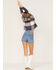 Levi's Women's Light Wash High Rise Seamed Denim Mom Shorts, Blue, hi-res
