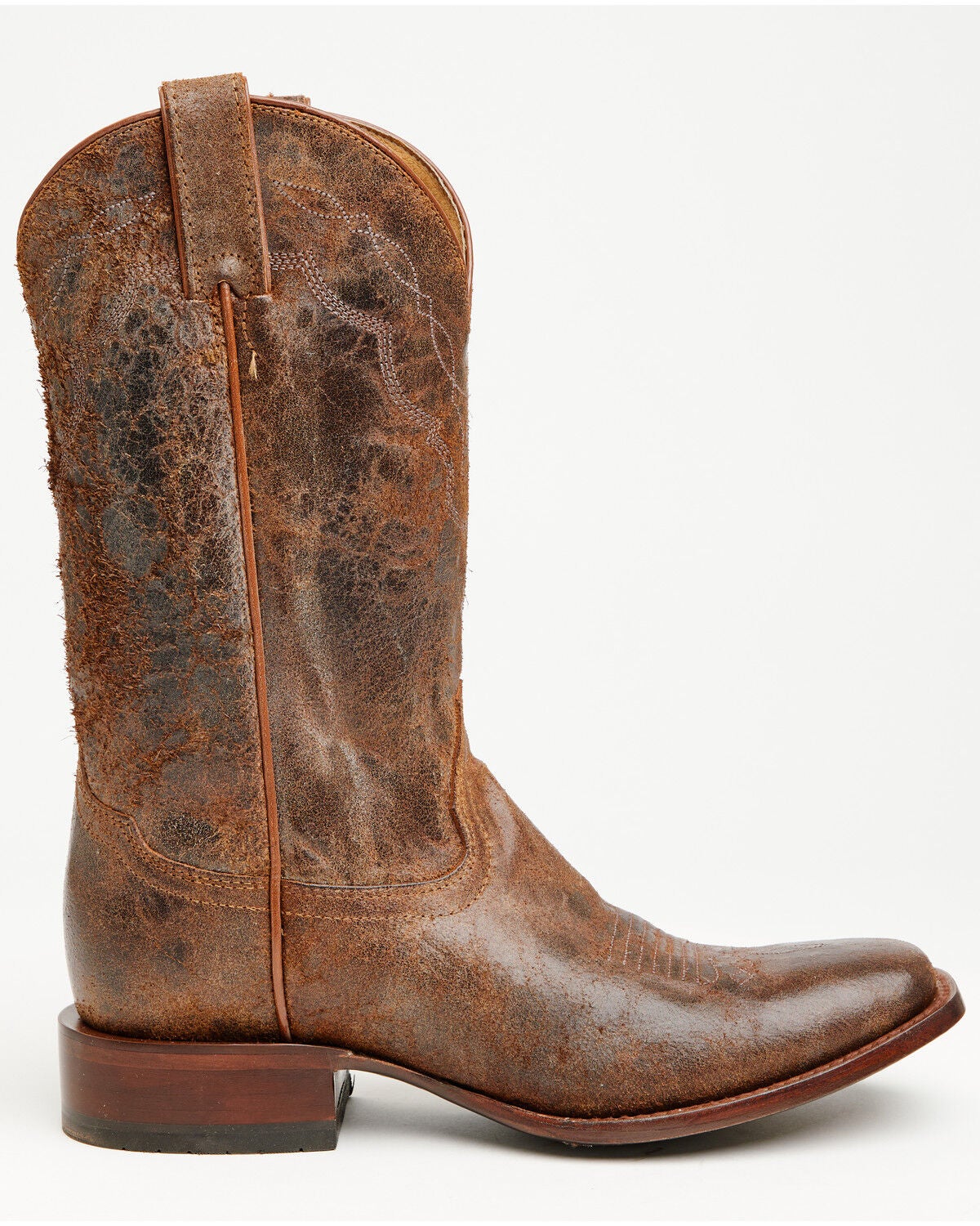 Image #2 - Cody James Men's Old Billy Western Boots - Broad Square Toe, Brown, hi-res