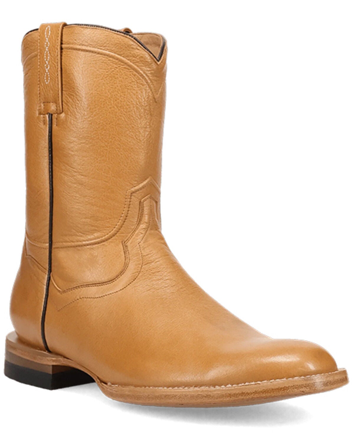 Dan Post Men's Hartwell Roper Western Boots - Round Toe, Camel, hi-res