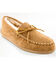 Image #1 - Minnetonka Men's Sheepskin Hardsole Moccasins, Tan, hi-res