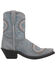 Laredo Women's Fancy Leather Western Boot - Snip Toe, Light Blue, hi-res