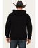 Image #4 - Rock & Roll Denim Men's Southwestern Skull Graphic Hooded Sweatshirt, Black, hi-res