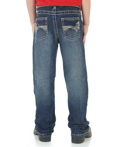 Wrangler Boy's 20X No. 42 Vintage Boot Cut Jeans, Blue, hi-res