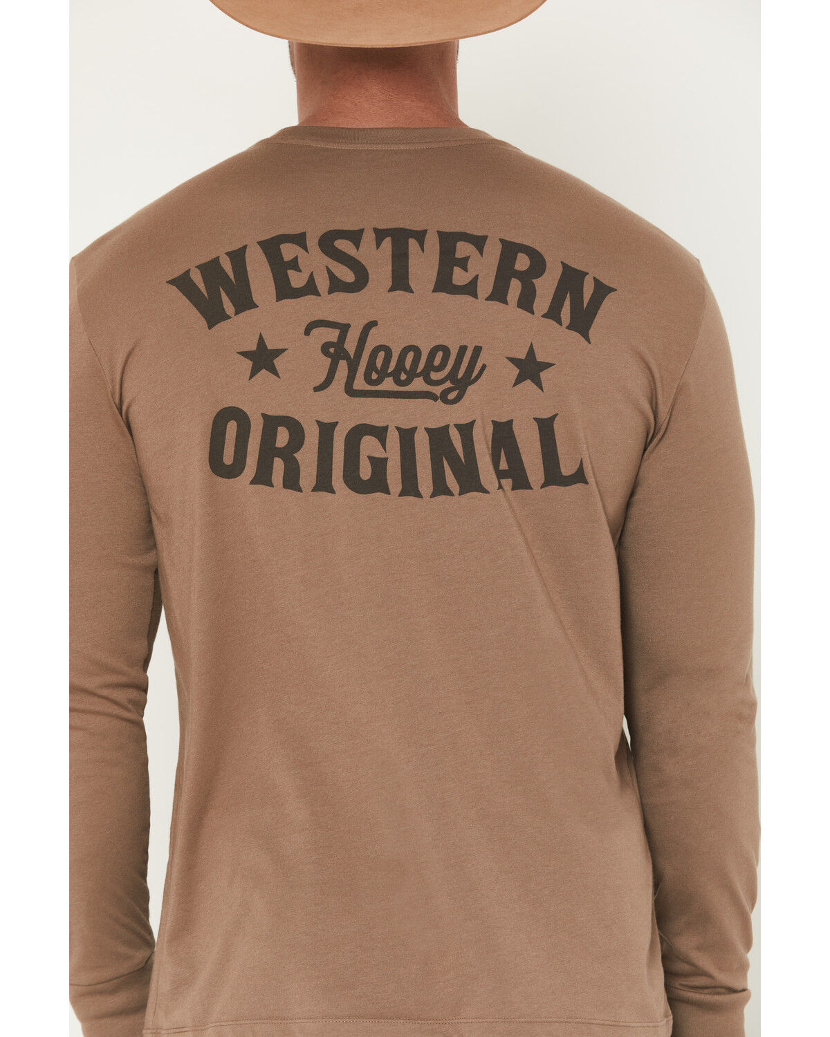 Image #4 - Hooey Men's Knockout Long Sleeve Graphic T-Shirt, Brown, hi-res