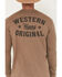 Image #4 - Hooey Men's Knockout Long Sleeve Graphic T-Shirt, Brown, hi-res