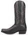 Image #3 - El Dorado Men's Handmade Vanquished Calf Western Boots - Square Toe, Black, hi-res