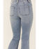 Image #4 - Shyanne Women's Luna Medium Wash High Rise Patch Pocket Flare Comfort Stretch Denim Jeans, Medium Wash, hi-res
