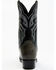 Dan Post Men's Exotic Full-Quill Ostrich Western Boots - Round Toe, Grey, hi-res
