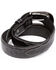 Image #2 - Cody James Boys' Black Ostrich Print Leather Western Belt , , hi-res