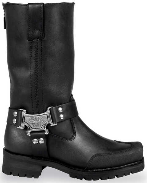 Image #1 - Milwaukee Motorcycle Clothing Co. Drag Harness Moto Boots - Square Toe, , hi-res