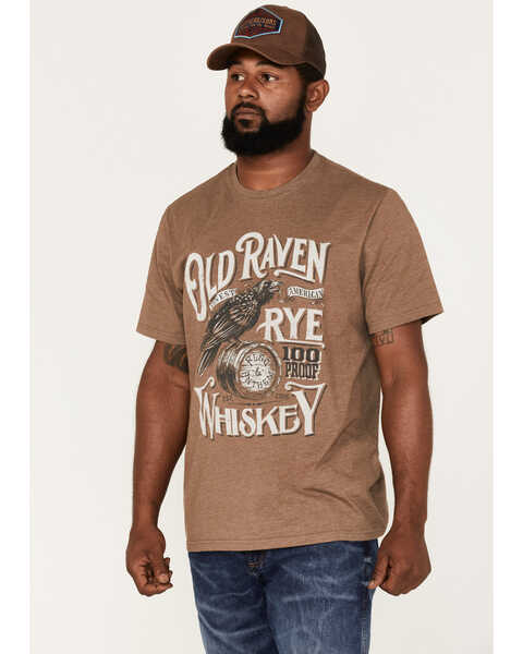 Flag & Anthem Old Raven Whiskey Graphic T-Shirt, Brown, hi-res
