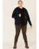 Carhartt Women's Navy Clarksburg Full-Zip Hoodie - Plus, Navy, hi-res