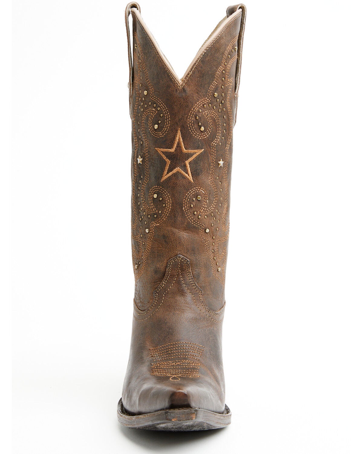 Image #4 - Idyllwind Women's Star Struck Studded Western Boots - Snip Toe, Brown, hi-res