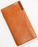 Cody James Men's Longhorn Concho Tooled Leather Rodeo Wallet, Brown, hi-res