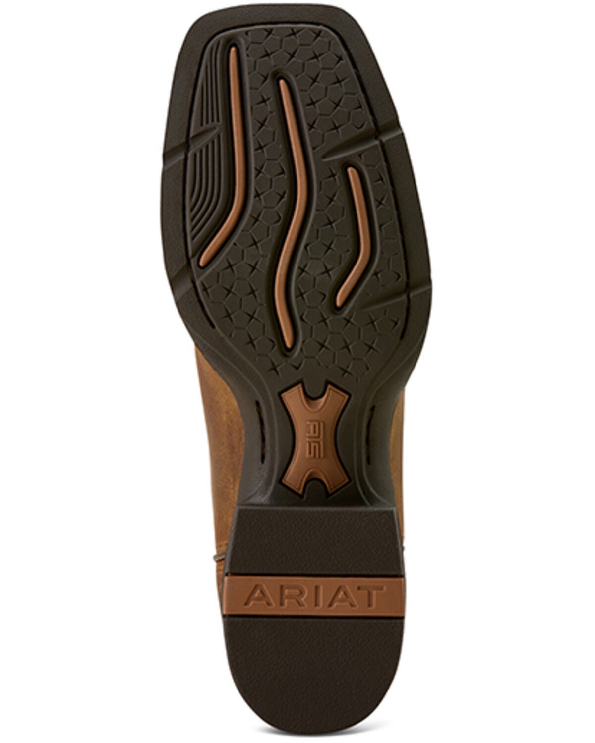Image #7 - Ariat Women's Round Up Holly Performance Western Boots - Broad Square Toe, Brown, hi-res