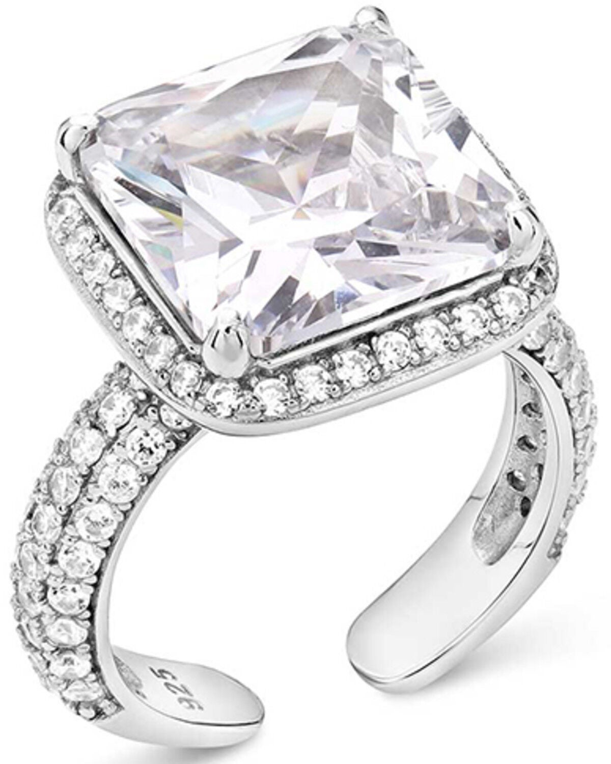 Montana Silversmiths Women's Sparkling Delight Ring, Silver, hi-res