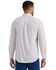 Image #2 - Wrangler Men's Bucking Cancer Geo Print Long Sleeve Button-Down Western Shirt - Tall, White, hi-res