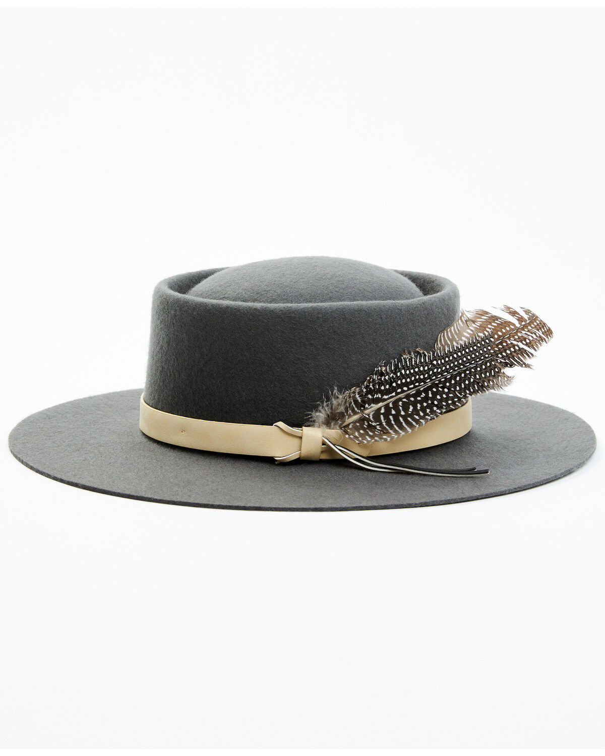 Image #3 - Shyanne Women's Telescope Felt Western Fashion Hat, Grey, hi-res