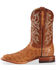 Image #3 - Justin Men's Full Quill Ostrich Western Boots, Cognac, hi-res