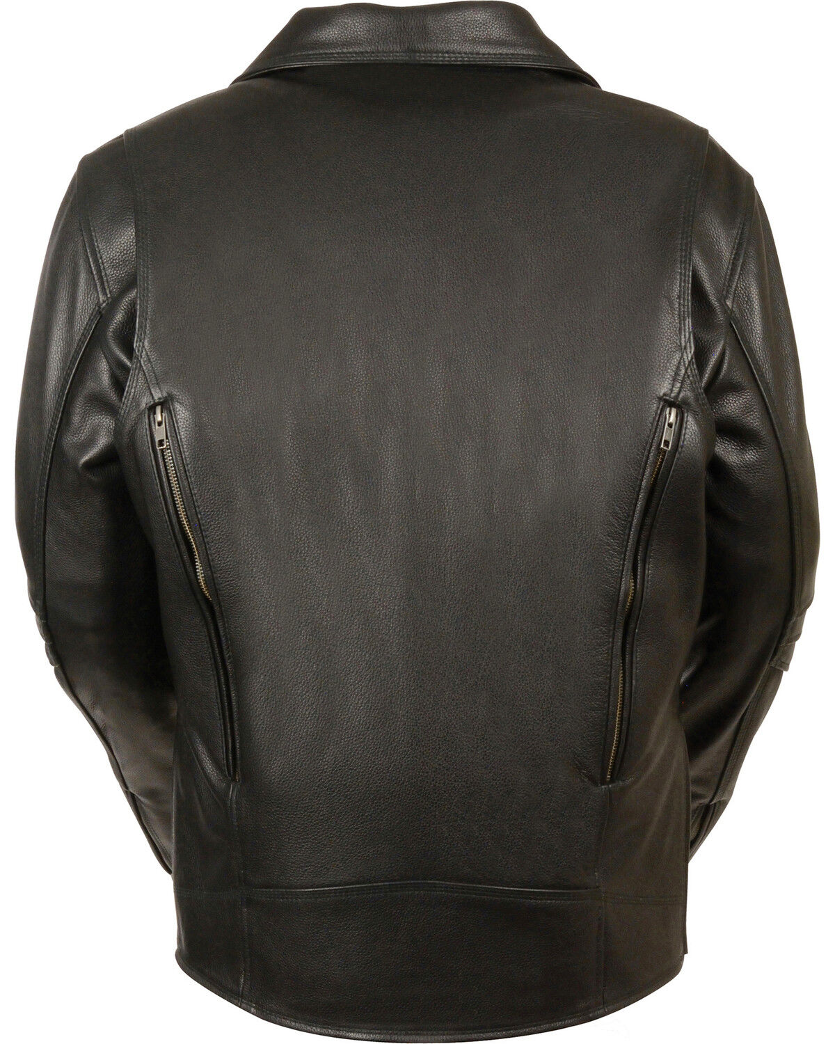 Image #3 - Milwaukee Leather Men's Triple Stitch Extra Long Biker Jacket - 4X, , hi-res
