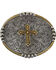 Cody James Men's Filigree Cross Belt Buckle, Silver, hi-res