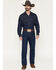 Image #1 - Wrangler 47MWZ Premium Performance Cowboy Cut Regular Fit Prewashed Jeans, Indigo, hi-res