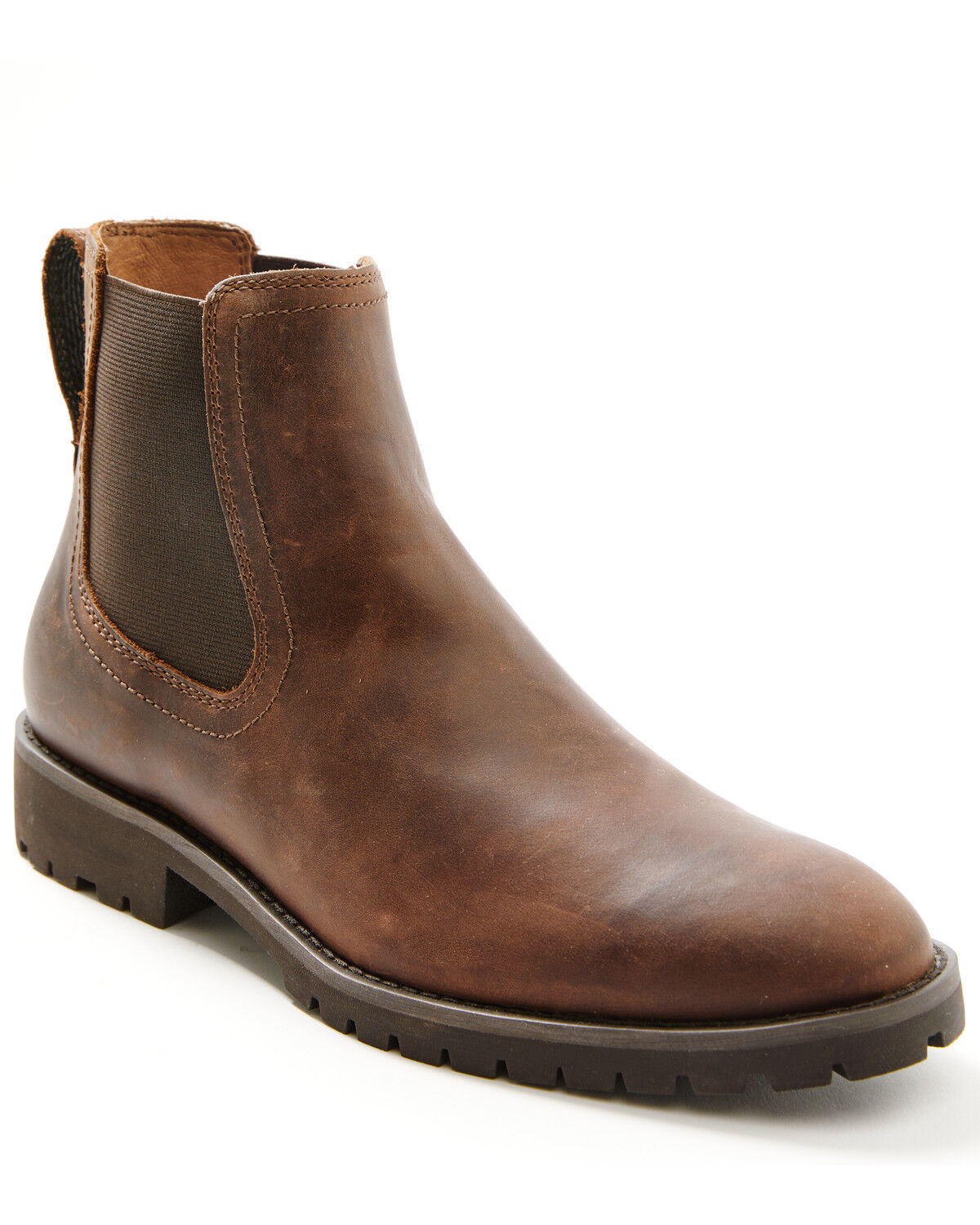 Cody James Men's Dakota Ankle Boots - Round Toe, Brown, hi-res