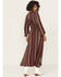 Image #4 - Wrangler Retro Women's Southwestern Striped Print Long Sleeve Button-Down Maxi Dress, , hi-res