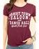 Image #4 - Bandit Brand Women's Burgundy Bandit Town Saloon Graphic Tee, , hi-res