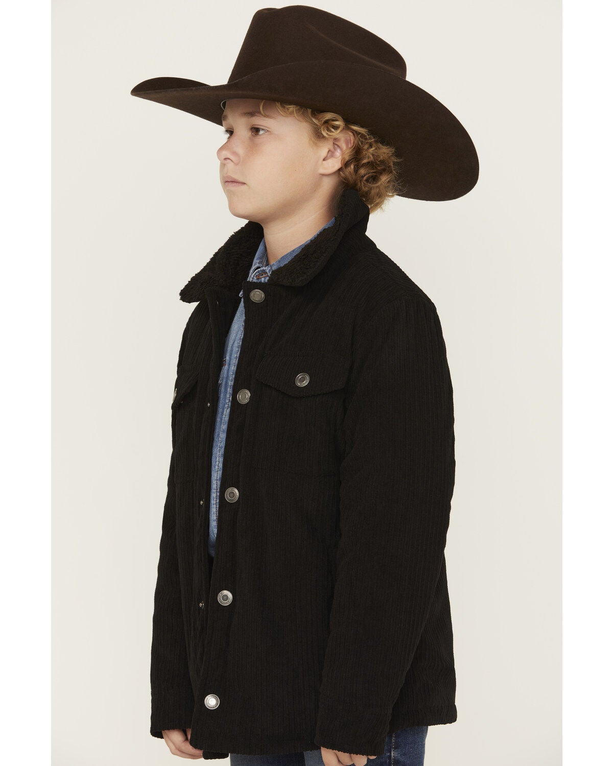 Image #2 - Urban Republic Boys' Sherpa Lined Corduroy Shirt Jacket, , hi-res