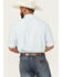 Image #4 - Ariat Men's VenTEK Solid Short Sleeve Button-Down Western Shirt, Light Blue, hi-res