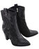Milwaukee Leather Women's Studded Overlay Western Boots - Pointed Toe, Black, hi-res