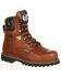 Image #2 - Georgia Men's Steel Toe Metatarsal Guard Work Boots, Briar, hi-res