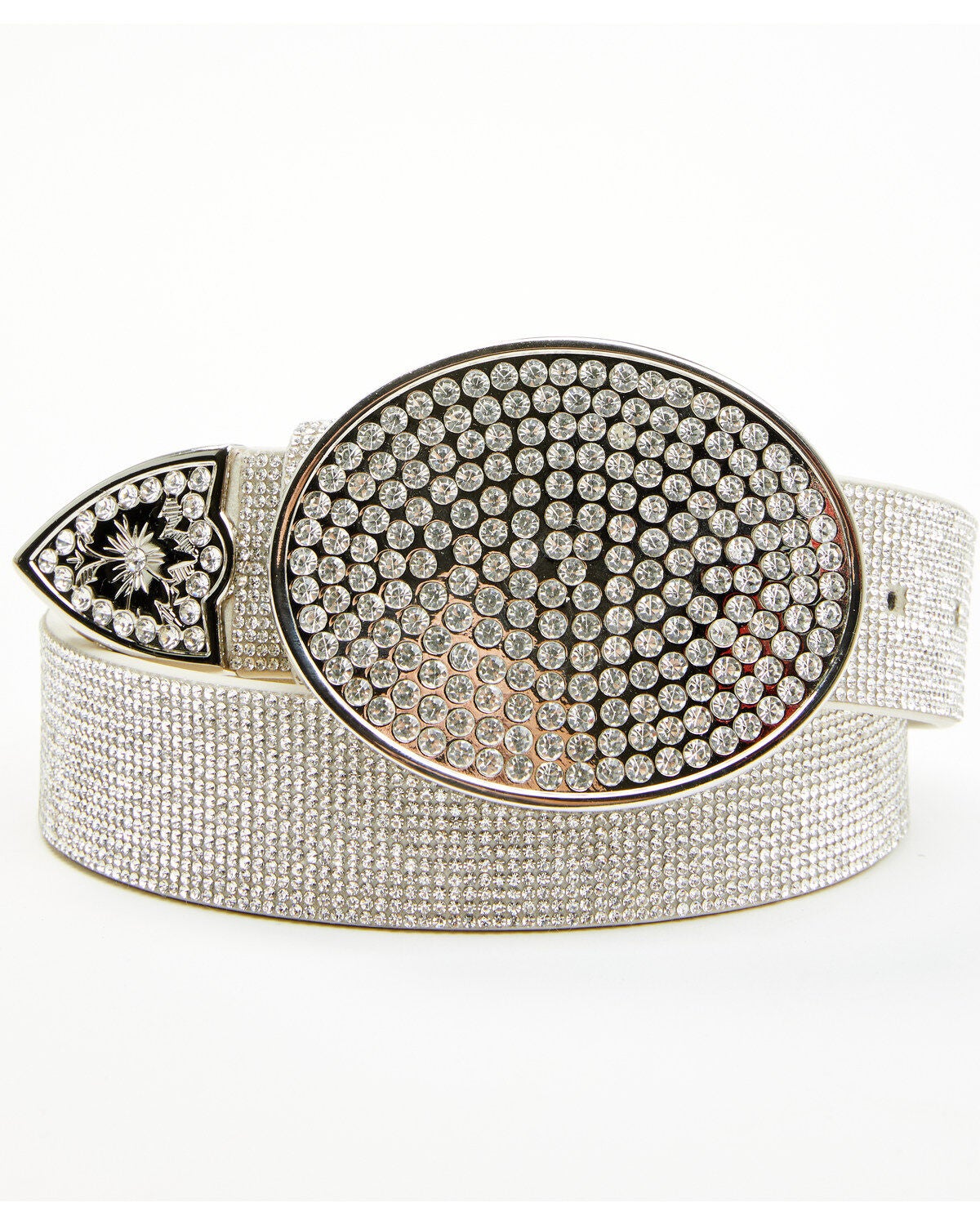 rhinestone buckle belt