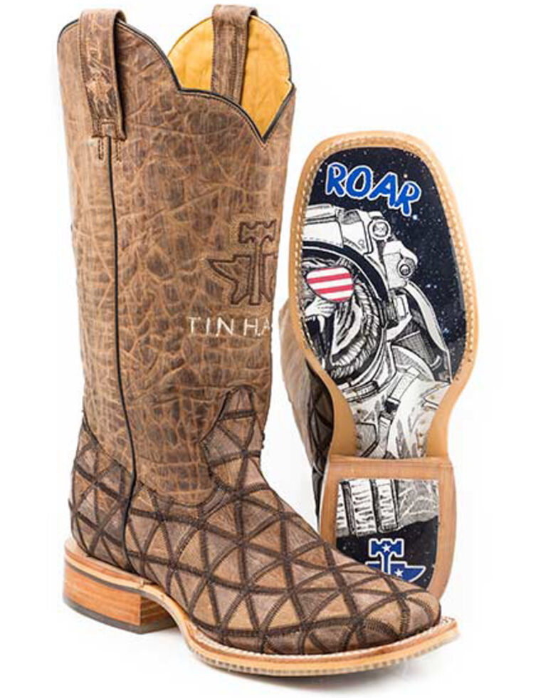 Tin Haul Men's Hanky Panky Western Boots - Wide Square Toe | Boot Barn