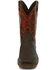 Image #4 - Justin Men's Oxblood Waterproof Western Work Boots - Steel Toe, , hi-res