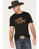 Brixton x Willie Nelson Men's Roped Logo Graphic Ringer T-Shirt, Black, hi-res