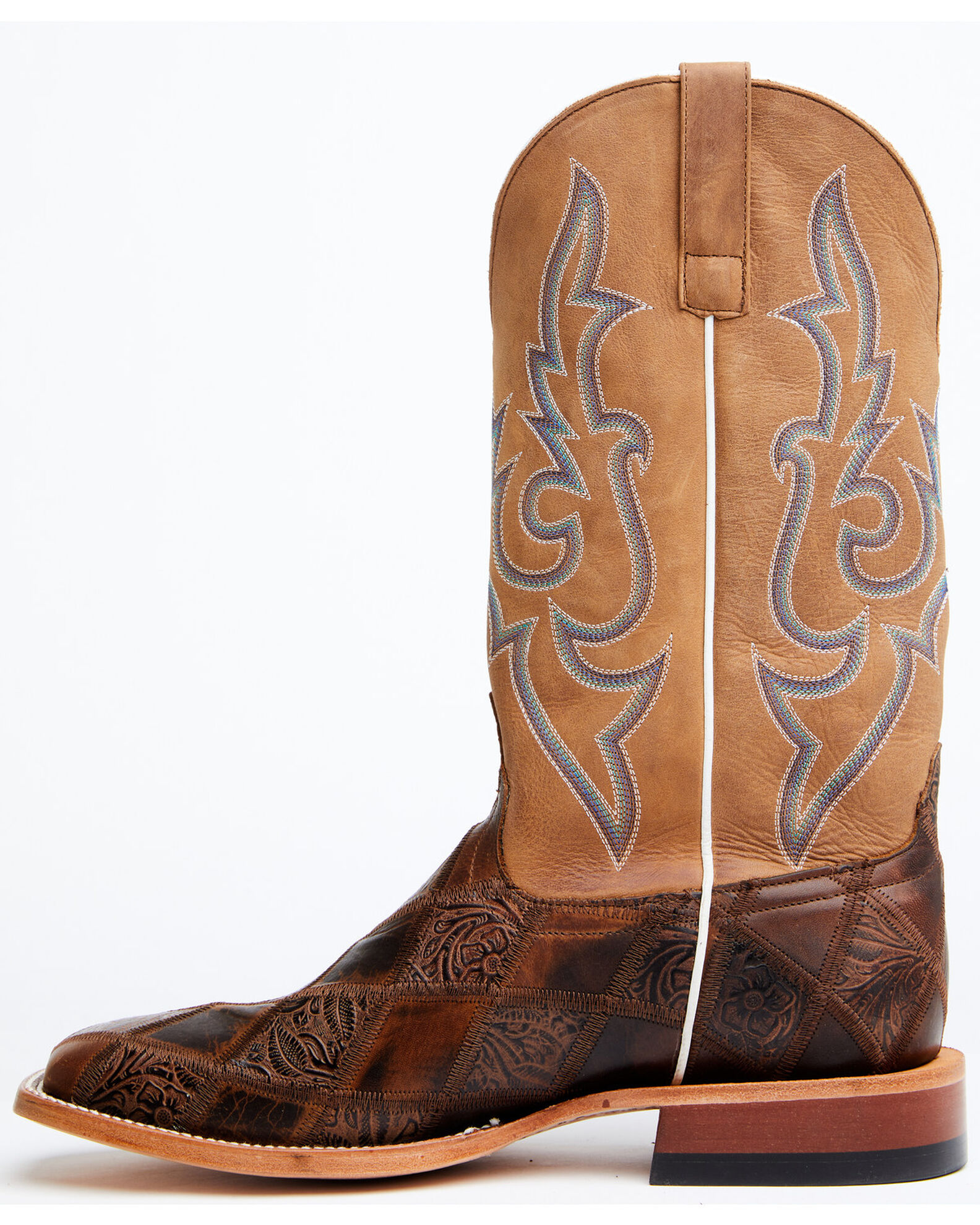 Mens patchwork cowboy boots store