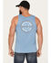 Image #4 - Brixton Men's Crest Tank Top, Off White, hi-res