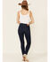 Image #3 - Levi's Women's Dark Wash 721 High Rise Skinny Jeans, Blue, hi-res