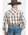 Image #2 - Roper Men's Brown Large Plaid Long Sleeve Western Shirt, , hi-res