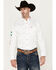 Image #1 - Ariat Men's Team Mexico Logo Twill Classic Fit Long Sleeve Button-Down Western Shirt - Tall, White, hi-res